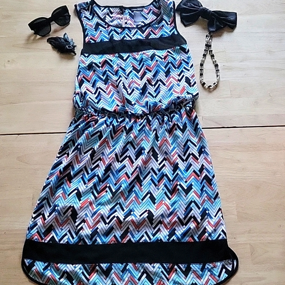 Vintage Bisou Bisou Pattern Dress Y2K